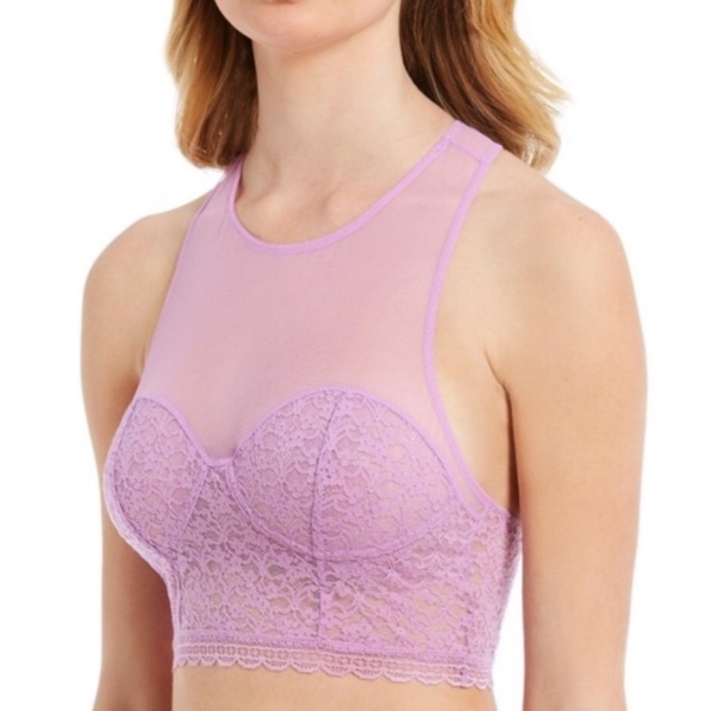 Free People, Sheer Lilac Bra, Size M